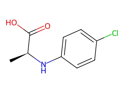 2-(4-Chloro-phenylamino)-propionic acid structure