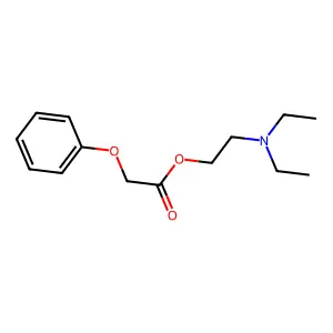 2-(Diethylamino)ethyl phenoxyacetate structure