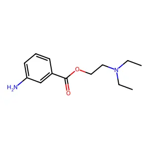 2-(Diethylamino)ethyl 3-aminobenzoate structure