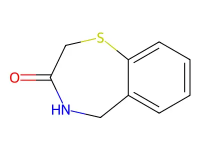 1,4-Benzothiazepin-3(2H)-one, 4,5-dihydro- structure