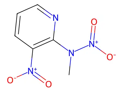 N-methyl-N-(3-nitropyridin-2-yl)nitramide structure