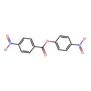 4-Nitrophenyl 4-nitrobenzoate structure