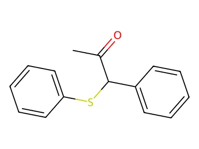 1-Phenyl-1-phenylsulfanylpropan-2-one structure