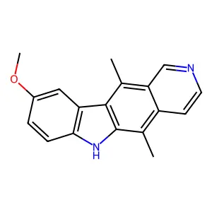 9-Methoxy-5,11-Dimethyl-6H-Pyrido(4,3-B)Carbazole structure