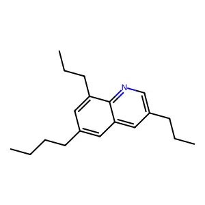 6-Butyl-3,8-dipropylquinoline structure