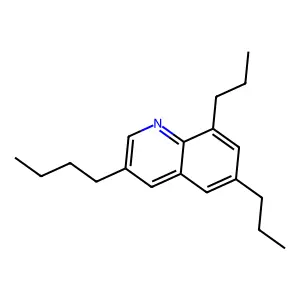 3-Butyl-6,8-dipropylquinoline structure