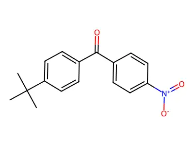 Methanone, (4-(1,1-dimethylethyl)phenyl)(4-nitrophenyl)- structure