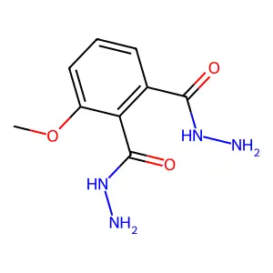 3-甲氧基-N,N'-二氨基邻苯二甲酰胺 structure