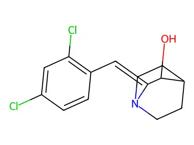 2-[(2,4-Dichlorophenyl)methylidene]-1-azabicyclo[2.2.2]octan-3-ol structure