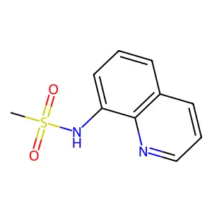 8-(Methylsulfonylamino)quinoline structure