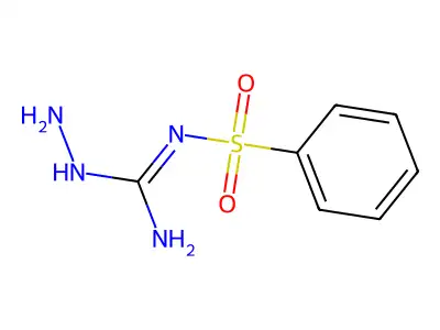 N'-(Benzenesulfonyl)hydrazinecarboximidamide structure