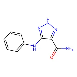 1H-1,2,3-Triazole-4-carboxamide, 5-(phenylamino)- structure