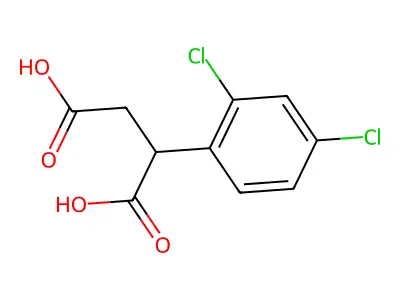 2-(2,4-Dichlorophenyl)succinic acid structure