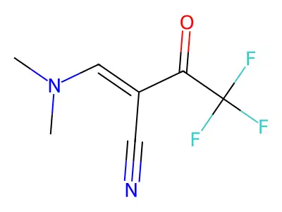 3-(Dimethylamino)-2-(2,2,2-trifluoroacetyl)acrylonitrile structure