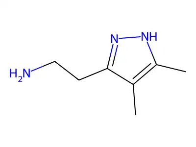 2-(4,5-dimethyl-1H-pyrazol-3-yl)ethan-1-amine structure