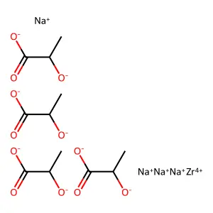 乳酸锆钠(4:4:1) structure