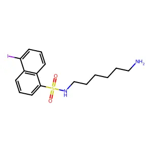 N-(8-氨基己基)-5-碘萘-1-磺酰胺 structure