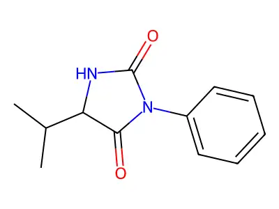5-Isopropyl-3-phenylimidazolidine-2,4-dione structure