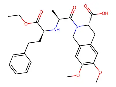 Moexipril structure