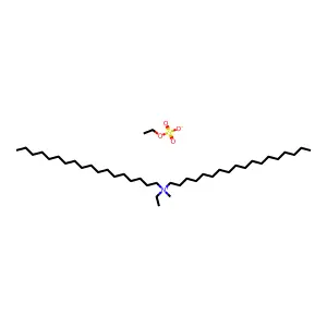 1-Octadecanaminium, N-ethyl-N-methyl-N-octadecyl-, ethyl sulfate (1:1) structure