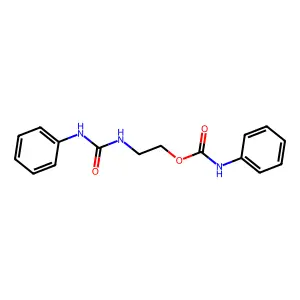 2-(3-Phenylureido)ethyl N-phenylcarbamate structure