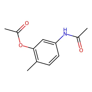 N-[3-(Acetyloxy)-4-methylphenyl]acetamide structure