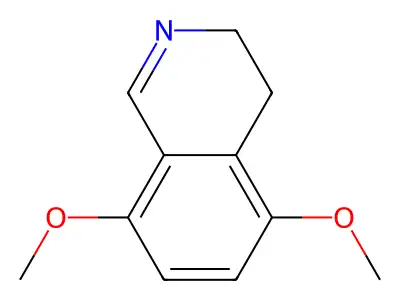 Isoquinoline, 3,4-dihydro-5,8-dimethoxy- structure
