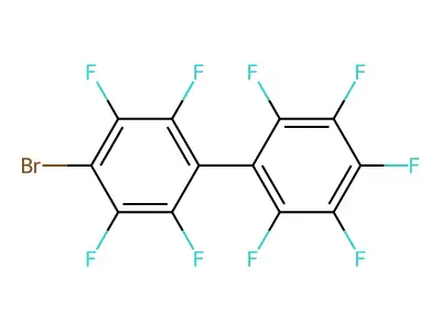 1-Bromo-2,3,5,6-tetrafluoro-4-(2,3,4,5,6-pentafluorophenyl)benzene structure