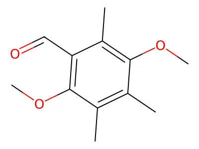 2,5-Dimethoxy-3,4,6-trimethylbenzaldehyde structure