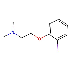 2-(2-iodophenoxy)-N,N-dimethylethanamine structure