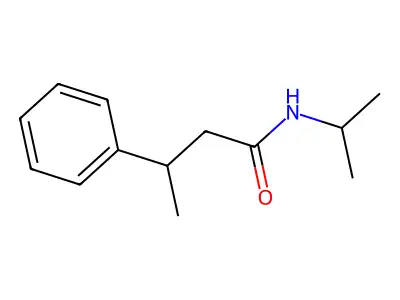 3-phenyl-N-(propan-2-yl)butanamide structure
