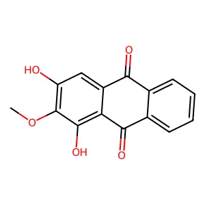 没食子蒽醌2-甲醚 structure