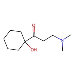 3-(Dimethylamino)-1-(1-hydroxycyclohexyl)propan-1-one structure