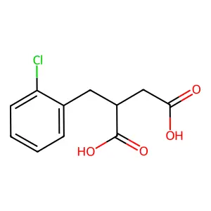 2-(2-氯苄基)琥珀酸 structure