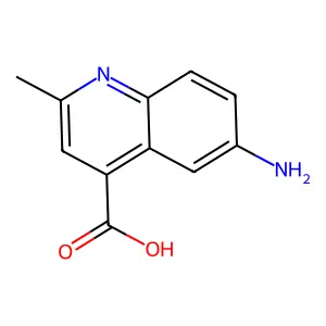 6-Amino-2-methylquinoline-4-carboxylic acid structure