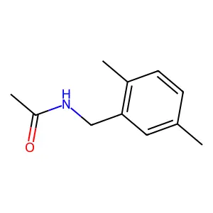 N-(2,5-dimethylbenzyl)acetamide structure