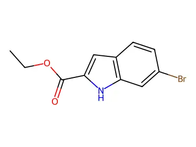methyl 6-bromo-1H-indole-2-carboxylate structure