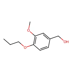 (3-Methoxy-4-propoxyphenyl)methanol structure