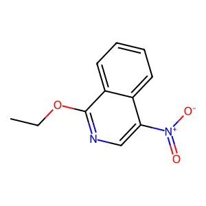1-Ethoxy-4-nitroisoquinoline structure