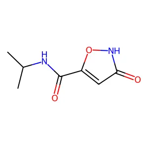 3-oxo-N-propan-2-yl-1,2-oxazole-5-carboxamide structure
