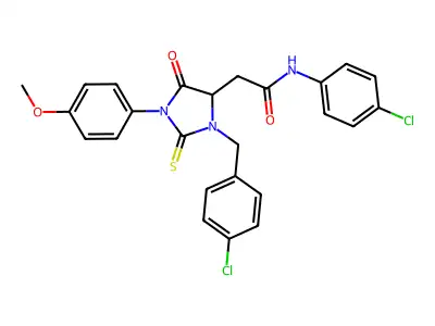 C25H21Cl2N3O3S structure