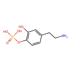 多巴胺-4-磷酸酯 structure