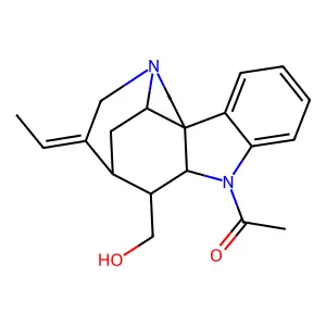 1-(17-Hydroxycur-19-en-1-yl)ethan-1-one structure