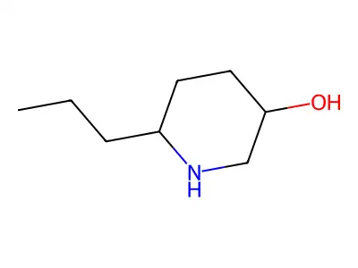 6-Propylpiperidin-3-ol structure