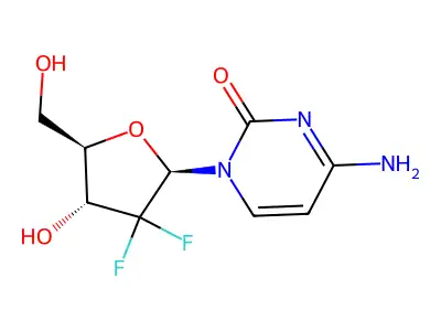Gemcitabine HCl structure