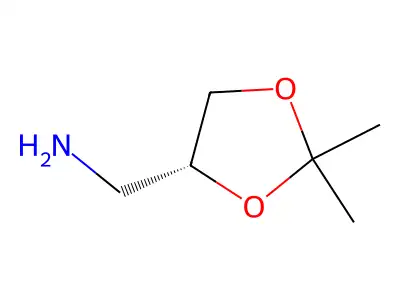 1-[(4S)-2,2-dimethyl-1,3-dioxolan-4-yl]methanamine structure