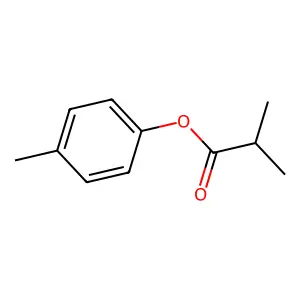 p-TOLYL ISOBUTYRATE structure