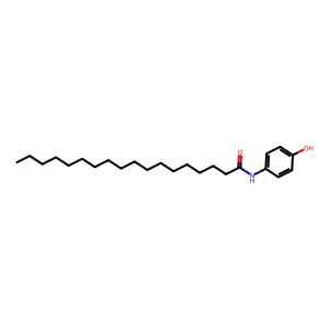 Octadecanamide, N-(4-hydroxyphenyl)- structure