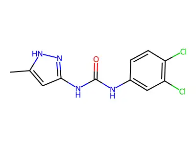 1-(3,4-dichlorophenyl)-3-(3-methyl-1H-pyrazol-5-yl)urea structure