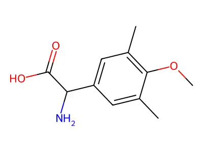 2-Amino-2-(4-methoxy-3,5-dimethylphenyl)acetic acid structure